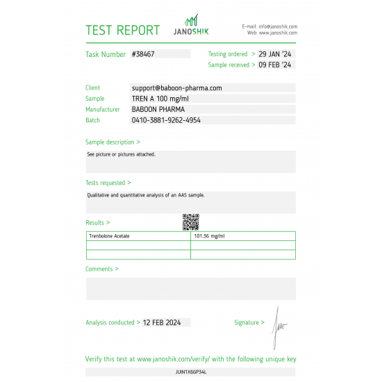 Trenbolone Acetate 100mg